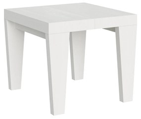 Tavolo allungabile Spimbo in diverse dimensioni e finiture, Bianco Frassino / 90x200/304 cm