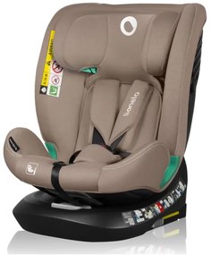 Lionelo - Seggiolino auto girevole con base BASTIAAN ONE i-Size 40-150 cm Beige sabbia
