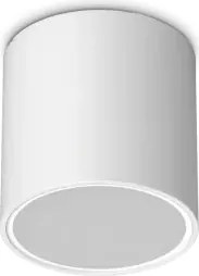 Techo round faretto da soffitto per esterno ip54 1 luce gu10 d.15cm...