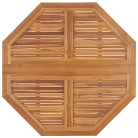 Set da Pranzo Pieghevole per Esterni 5pz Legno Massello di Teak