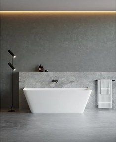 Vasca Prisma, L170 x P85 cm, bianco senza troppo pieno e piletta