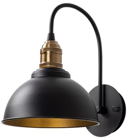 Lampada da parete nera ø 21 cm Varzan - Opviq lights