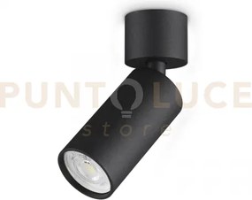 Dynamite faretto nero orientabile 1 luce attacco gu10 4cm lampadina...