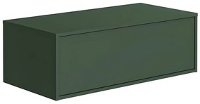 Mobile sotto lavabo sospeso Verde opaco 94 cm - TEANA II