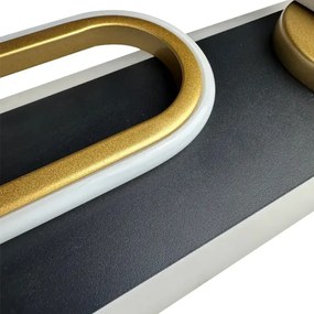 Plafoniera LED dimmerabile LED/60W/230V 3000-6500K nero + telecomando