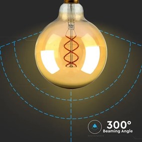 Lampadina LED FILAMENT G125 E27/5W/230V 1800K