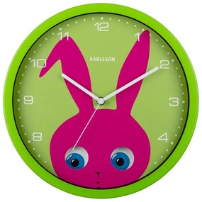 Orologio per bambini ø 31 cm Peekaboo Bunny - Karlsson
