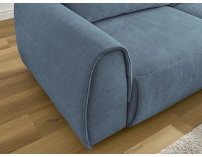 Divano angolare blu Aden – Bobochic Paris