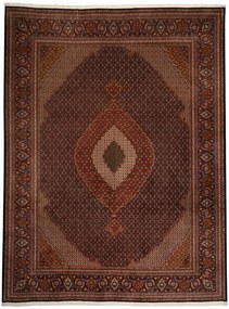 Tabriz Tappeto persiano 410 x 290 Marrone (Iran) Annodato A Mano