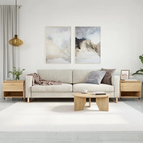 Tavolini Salotto 2pz Rovere Sonoma 50x46x50cm Legno Multistrato /