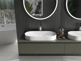 Mexen Sofia lavabo da appoggio in conglomerato 70 x 35 cm, bianco - 23067001