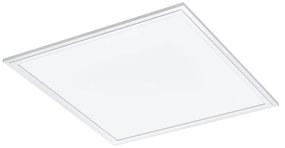 Plafoniera Moderna Salobrena-Z Alluminio Bianco Luce Led Integrato 21,5W