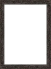 Cornice70x100 cm in legno marrone opaco Raia