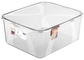 Cassetta di plastica con coperchio 19 l Lona - Rotho