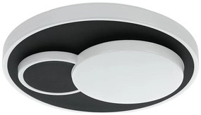 Eglo 75665 - Plafoniera LED LEPRESO LED/19,5W/230V pr.38,5cm nero