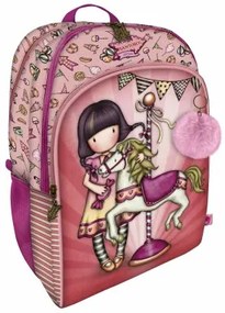 Zaino Scuola Gorjuss Carousel Salmone 34.5 x 43.5 x 22 cm