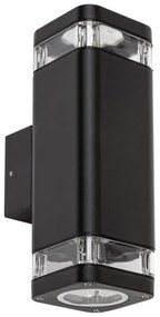 Rabalux - Applique da esterno 2xGU10/25W/230V IP44 nero