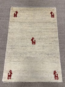 Gabbeh Tappeto persiano 60 x 90 Beige (Iran) Annodato A Mano