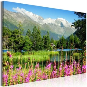 Quadro  Spring in the Alps (1 Part) Wide  Larghezza x Altezza Home decor 120x80