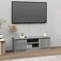 Mobile Porta TV con Anta Grigio Sonoma 102x30x36 cm 823356