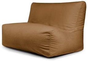Puof a sacco marrone con rivestimento in bouclé Sofa Seat Lounge – SLOWDOWN