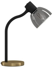 Eglo 901062 - Lampada da tavolo MACERE 1xE14/25W/230V oro/nero