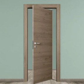 Porta rototraslante Swin rovere corda L 80 x H 210 cm reversibile
