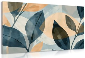 Quadro su tela – Foglie scure eleganti