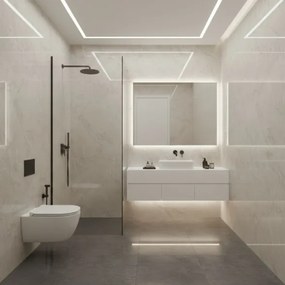 Piastrelle 60x60 Effetto Marmo In Gres Porcellanato Perlato Beige Lucide