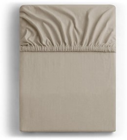 Lenzuolo in jersey marrone Collezione Cappuccino, 200/220 x 200 cm Amber - DecoKing