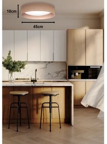 Duolla - Plafoniera LED ROLLER LED/24W/230V diametro 45 cm marrone chiaro