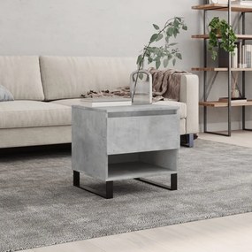 Tavolino Da Salotto Grigio Cemento 50x46x50cm Legno Multistrato /