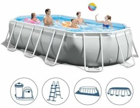 Piscina Fuori Terra 503x274x122 Prism Frame Ovale Intex 26796NP