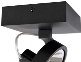 Faretto di design nero orientabile - Go