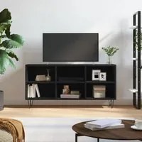 Mobile Porta TV Nero 103,5x30x50 cm in Legno Multistratocod mxl 79113