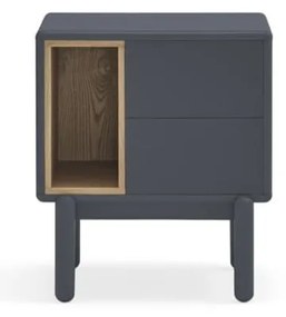 Comodino grigio scuro Corvo - Teulat