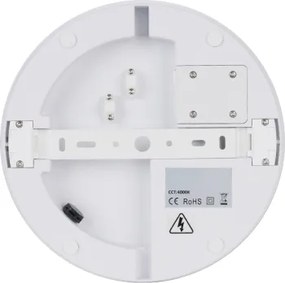 Brilagi - Lampada da esterno a LED con sensore BENE LED/18W/230V Ø 21,5 cm bianca IP54