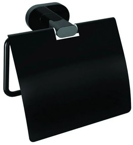 Kamalu - porta carta igienica colore nero linea nico-b10