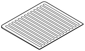 GROHE 40871K00 - Piano di sgocciolamento 450 x 400 mm ceramica/nera