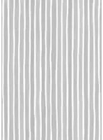 Cole & Son Carta da parati Croquet Stripe - Soft Grey
