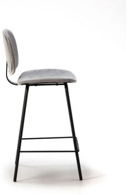 Set di sgabelli da bar grigio chiaro 2pz (altezza seduta 66 cm) Arus - Marckeric