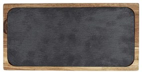 WENKO 55103100 - Tagliere BLACK OUTDOOR KITCHEN 30x15 cm marrone/grigio