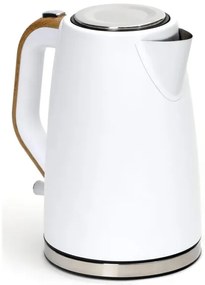 Bollitore 1,7 l 2400W/230V acciaio inox/bianco