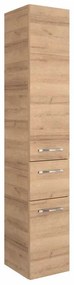 Colonna per mobile bagno image PELIPAL 1 cassetto 2 ante P 33 x L 30 x H 168.5 cm marrone mdf