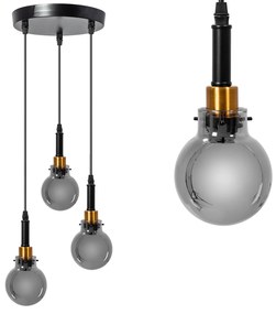 Lampada APP1125-3CP Black Gold