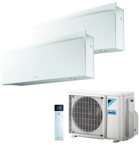 Climatizzatore Dual Split Reversibile Daikin Emura 3 A+++/A++ 9000 + 12000 BTU Inverter Wi-Fi (2MXM50A + FTXJ25AW + FTXJ35AW)
