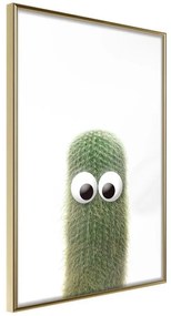 Poster  Funny Cactus IV  Cornice Quadri Cornice d'oro, Larghezza x Altezza Home decor 40x60