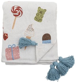 Coperta bianca per bambini 130x160 cm Sweets - Bloomingville Mini