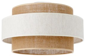 Plafoniera BOHO 1xE27/60W/230V Ø 40 cm crema/iuta