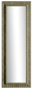 Specchio rettangolare in legno argento 68 x 88 cm